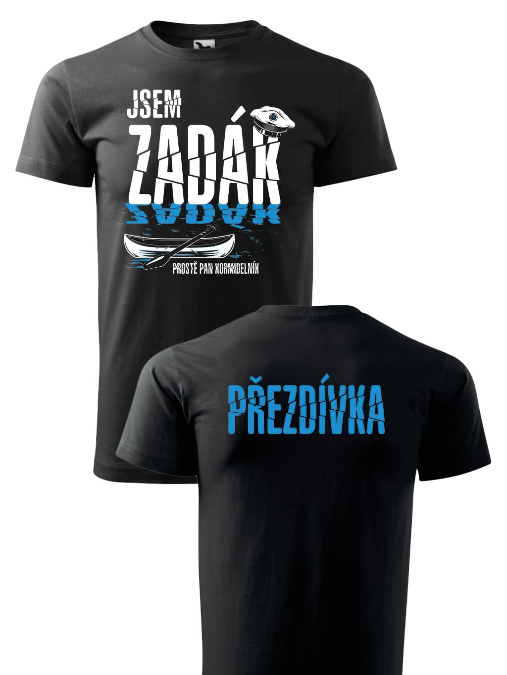 Vodácké triko - Zadák Pan kormidelník