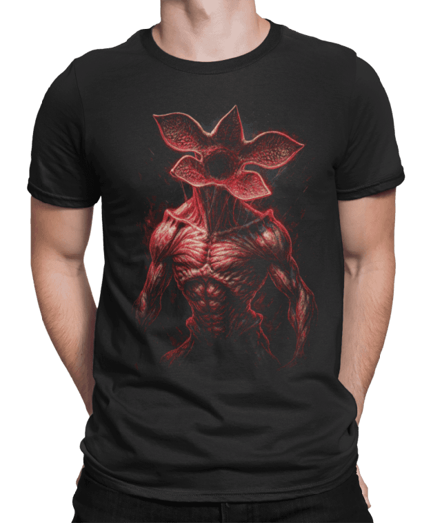 Tričko s potiskem stranger things - demogorgon scream