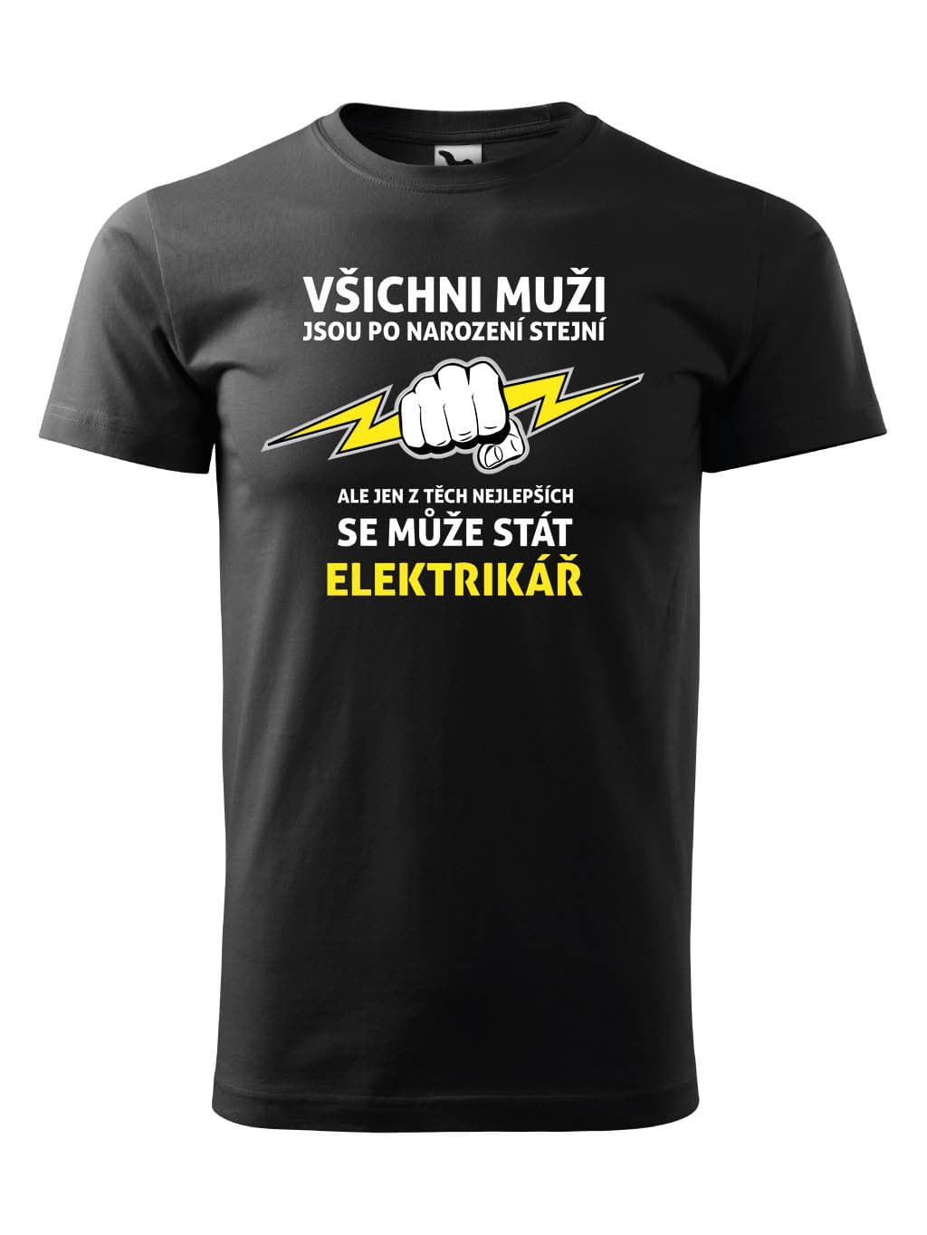 Tričko s potiskem Nejlepší elektrikář