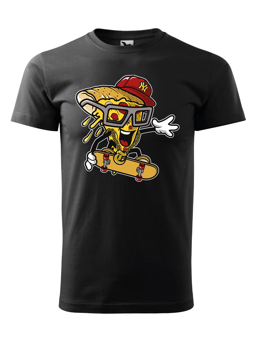 Tričko s potiskem Pizza Skater