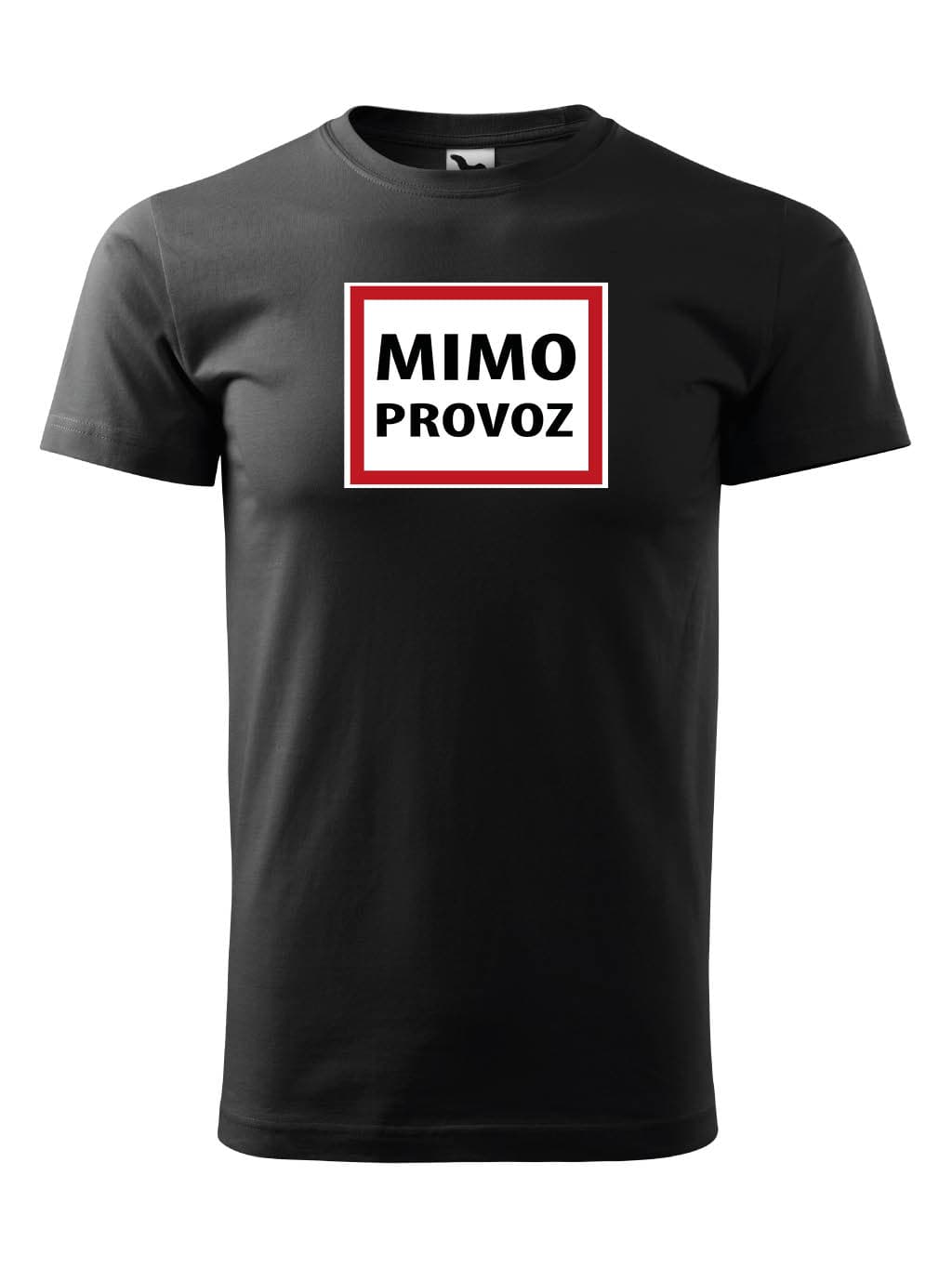 Tričko s potiskem Mimo provoz