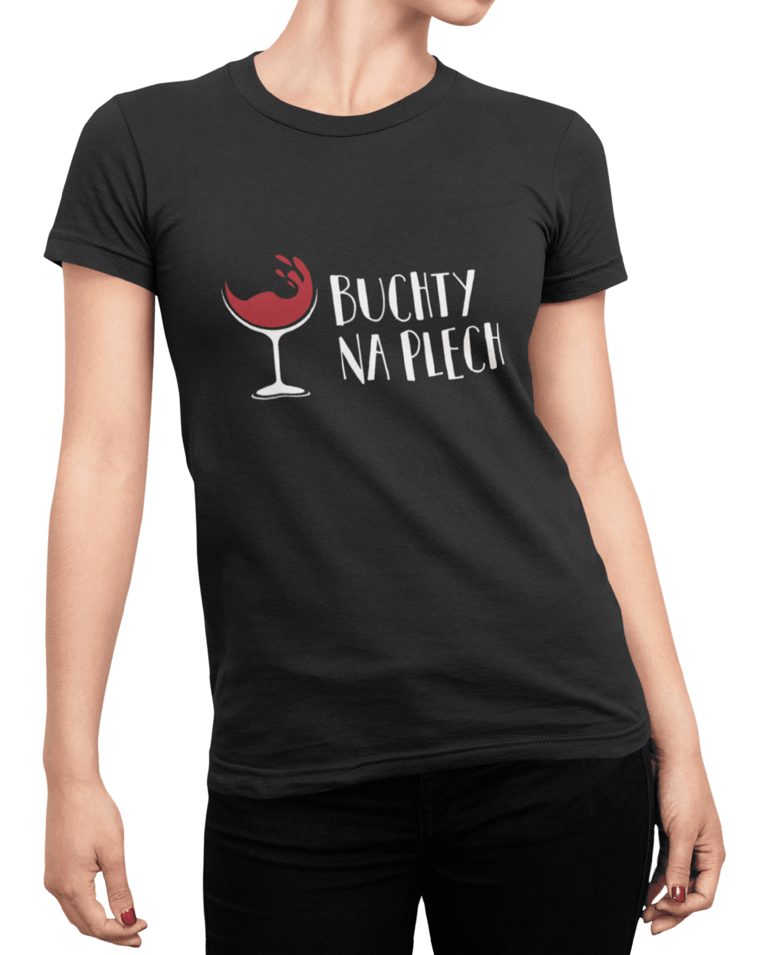 t shirt mockup of a woman posing with cropped face 87 el min