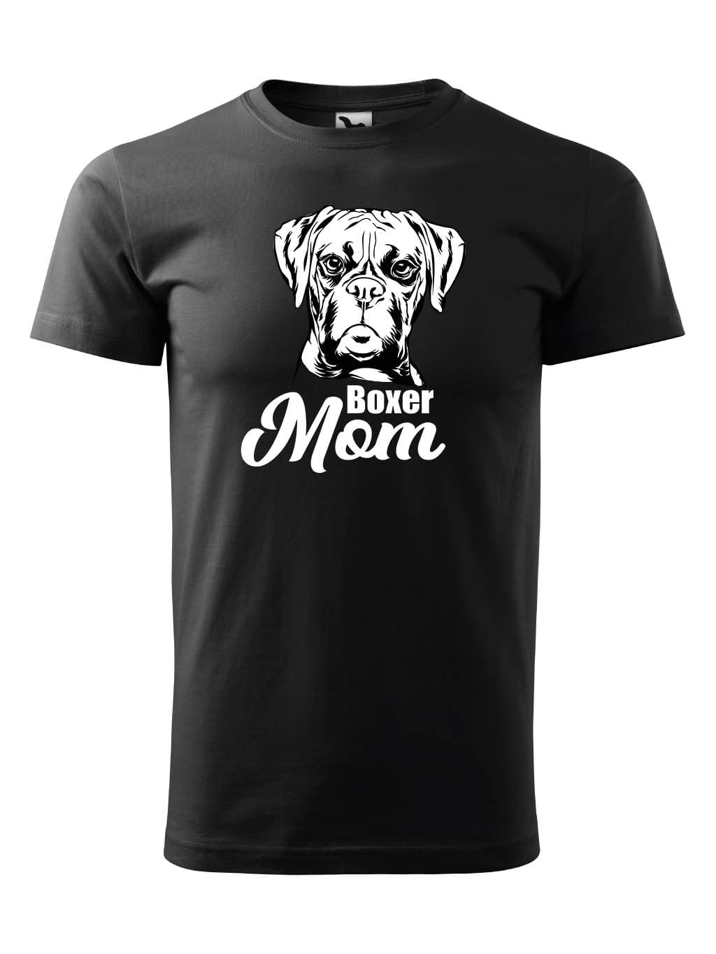 Tričko s potiskem Boxer mom 2