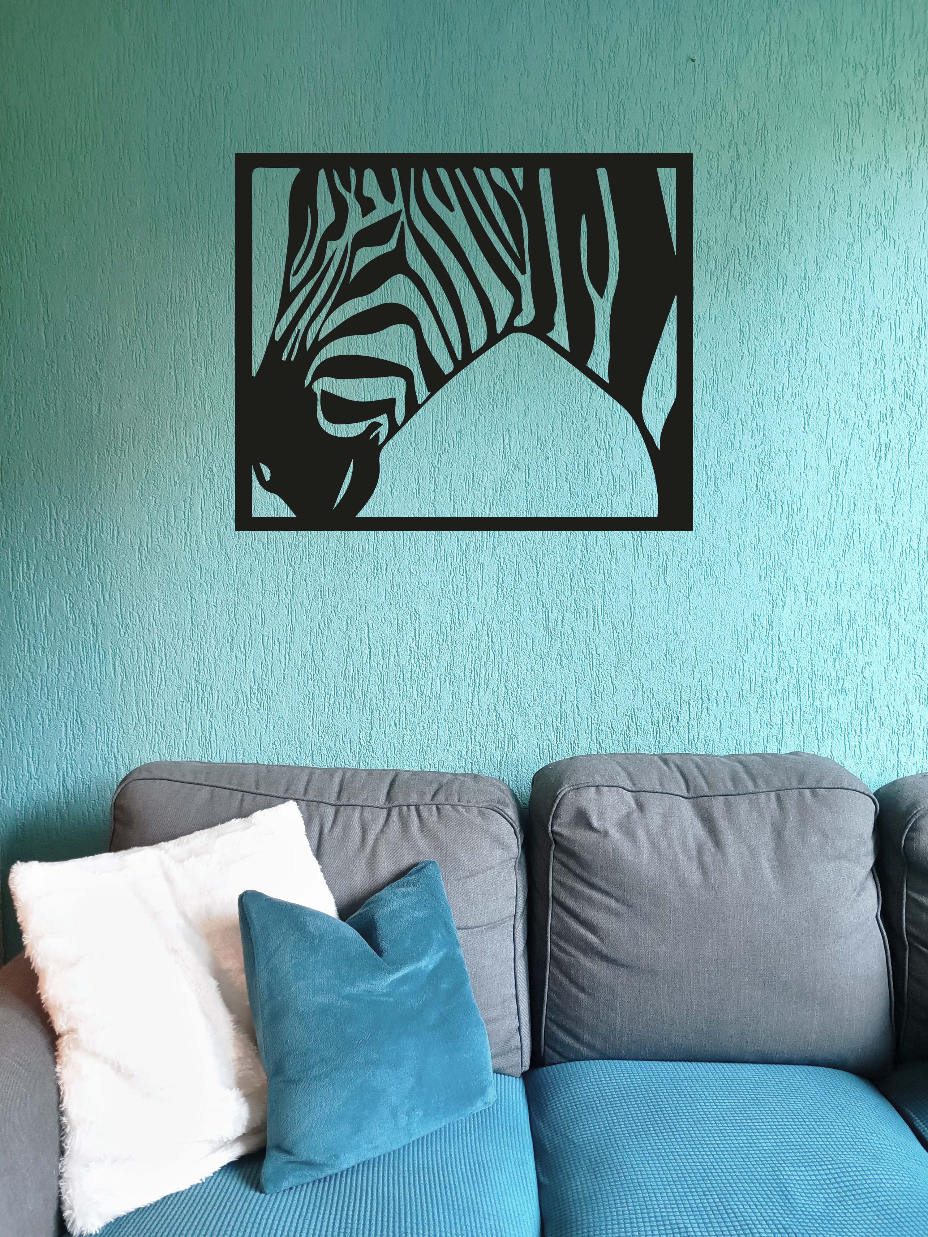Dřevěný obraz - ZEBRA