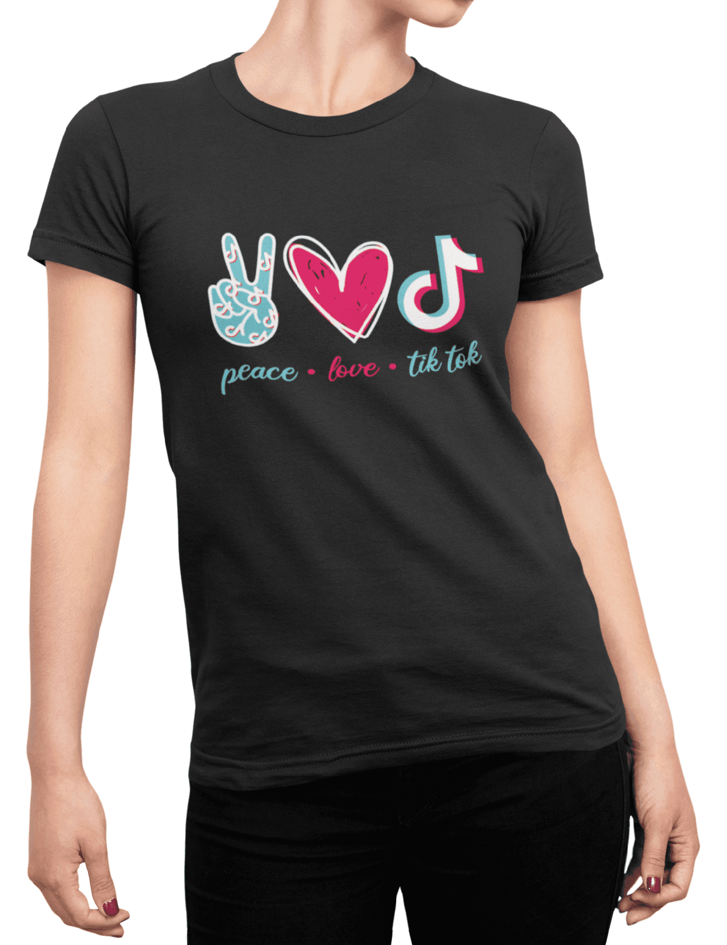 t shirt mockup of a woman posing with cropped face 87 el (1) min
