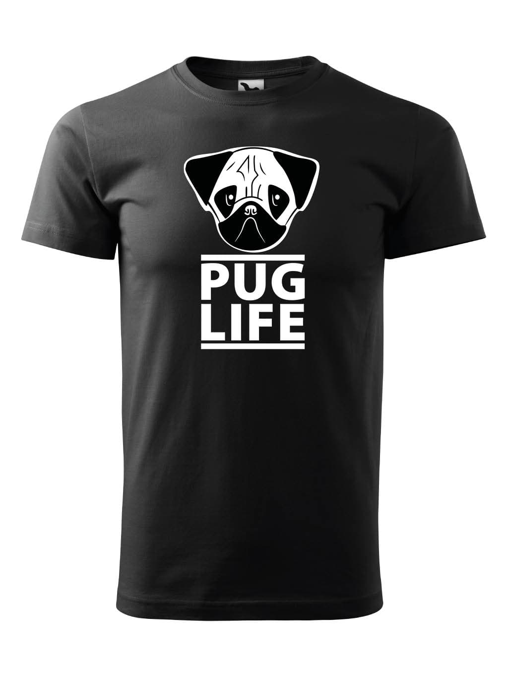 Tričko s potiskem PUG LIFE