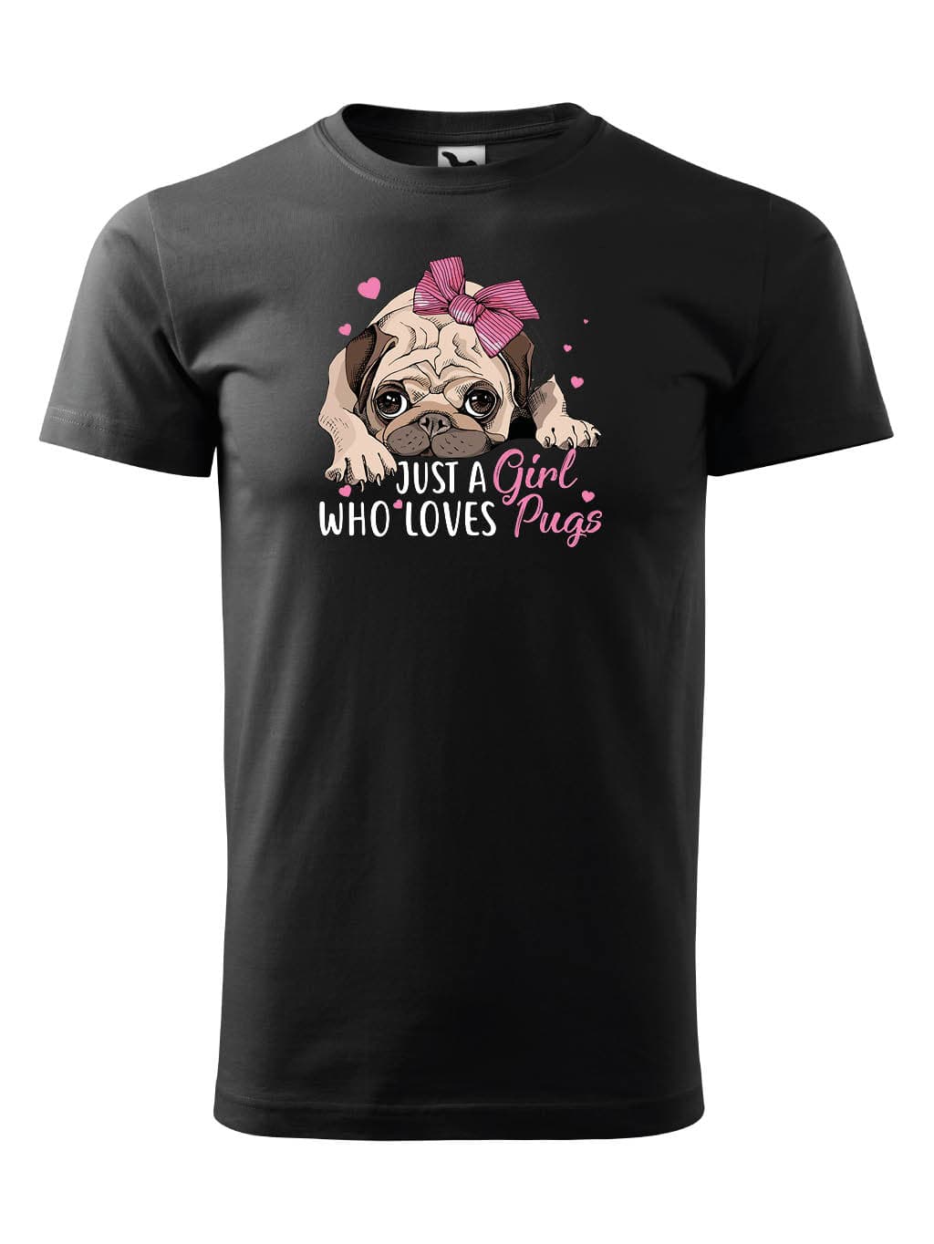 Tričko s potiskem Pug lover