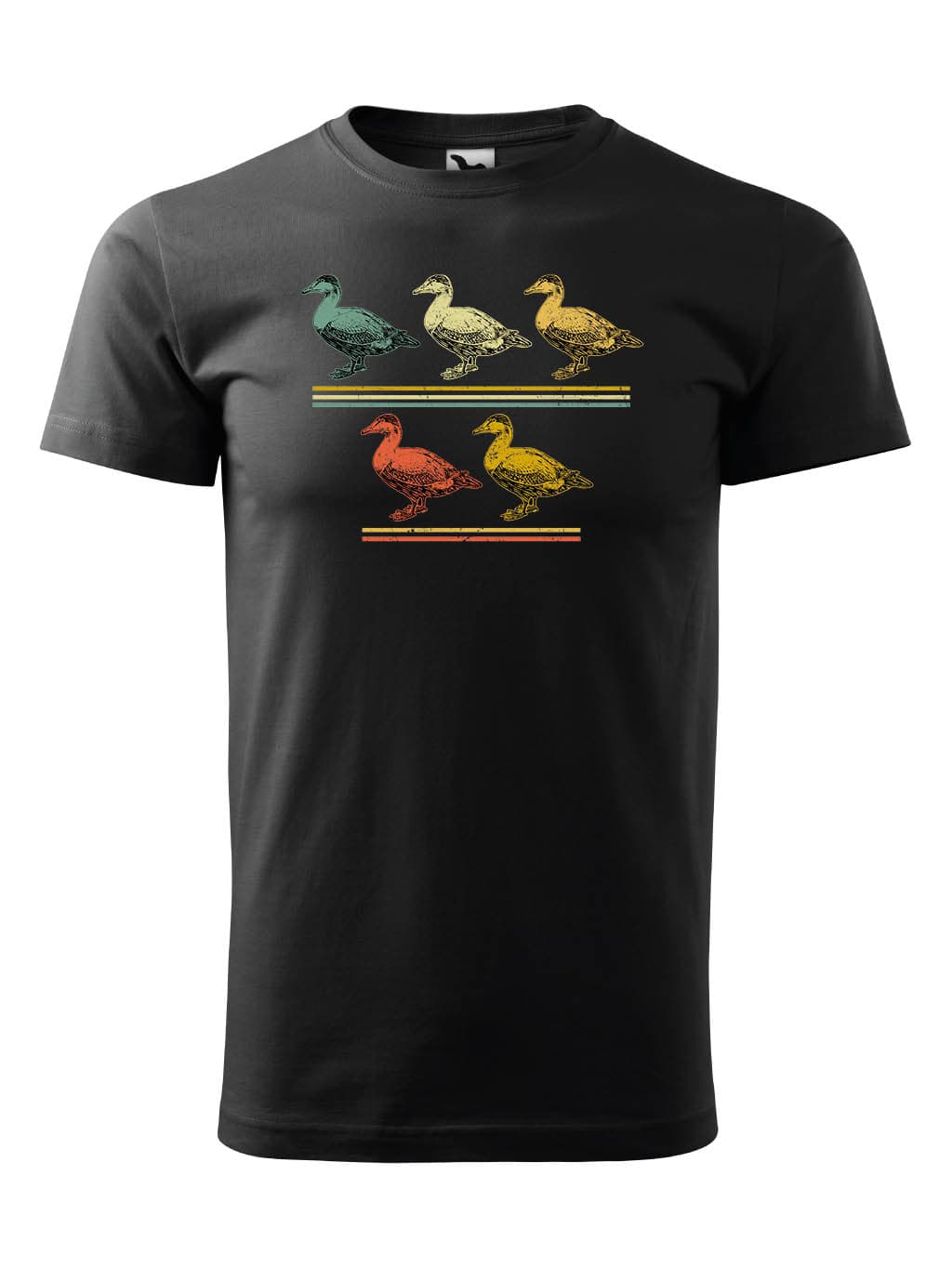Tričko s potiskem Retro duck