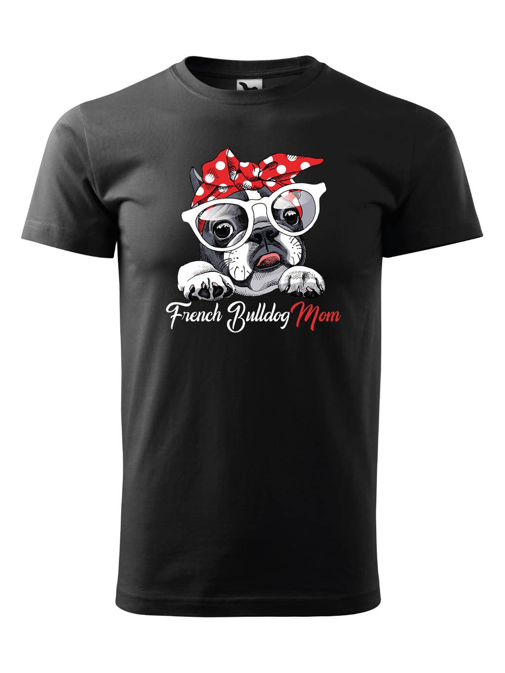 Tričko s potiskem Bulldog mom