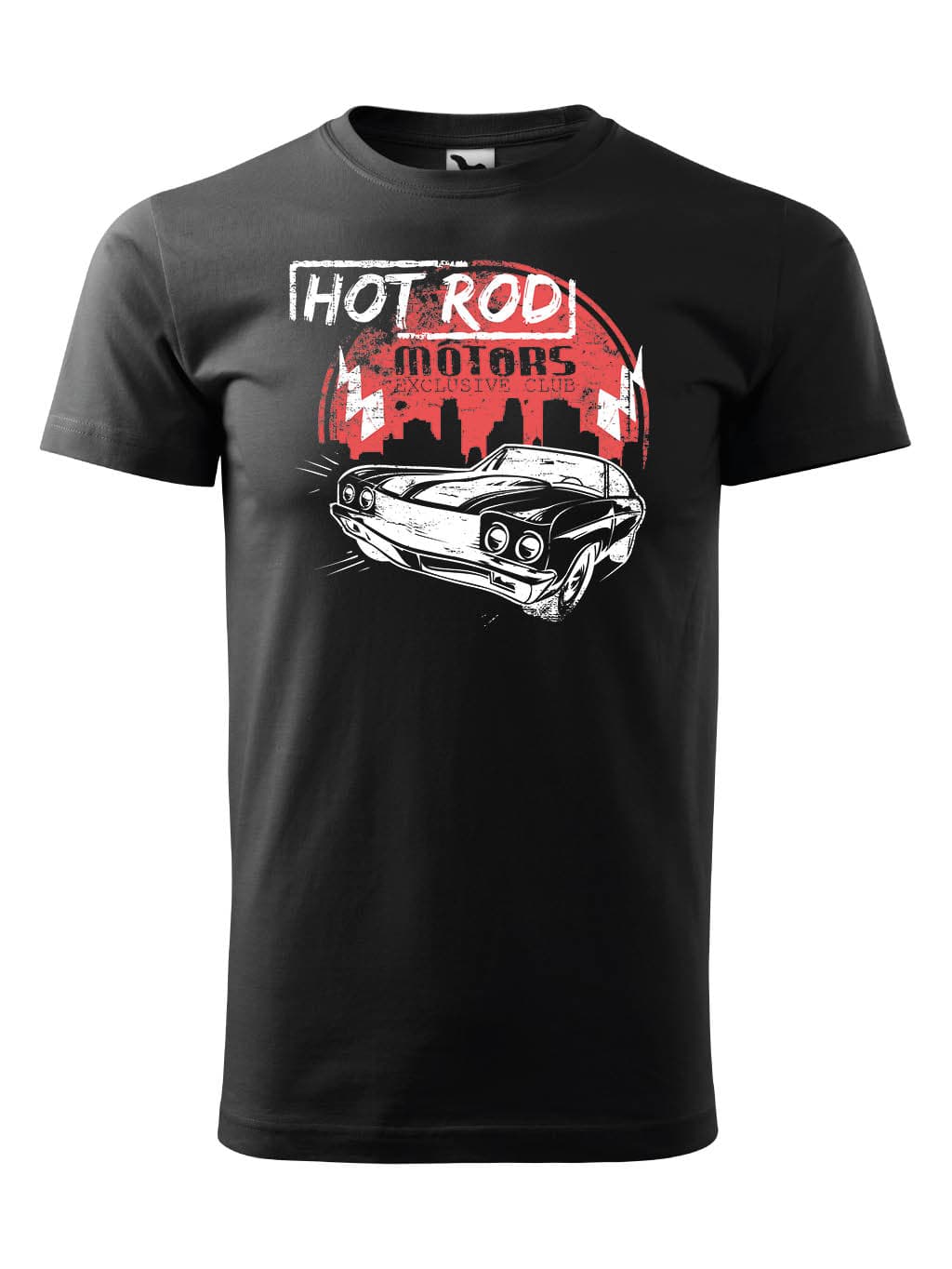 Tričko s potiskem Hot rod motors