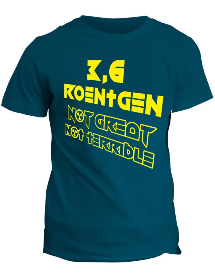 Tričko Chernobyl 3,6 roentgen