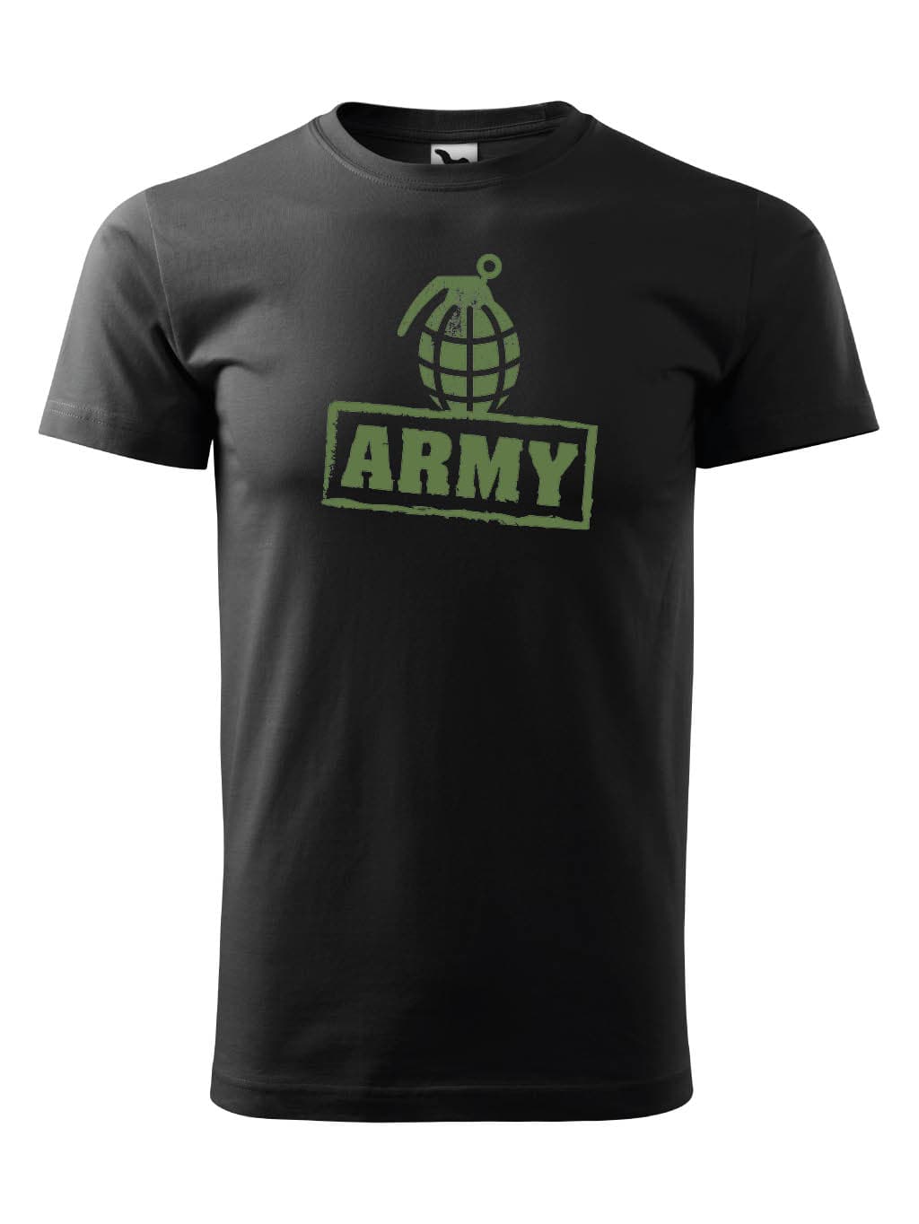 Tričko s potiskem Army granát
