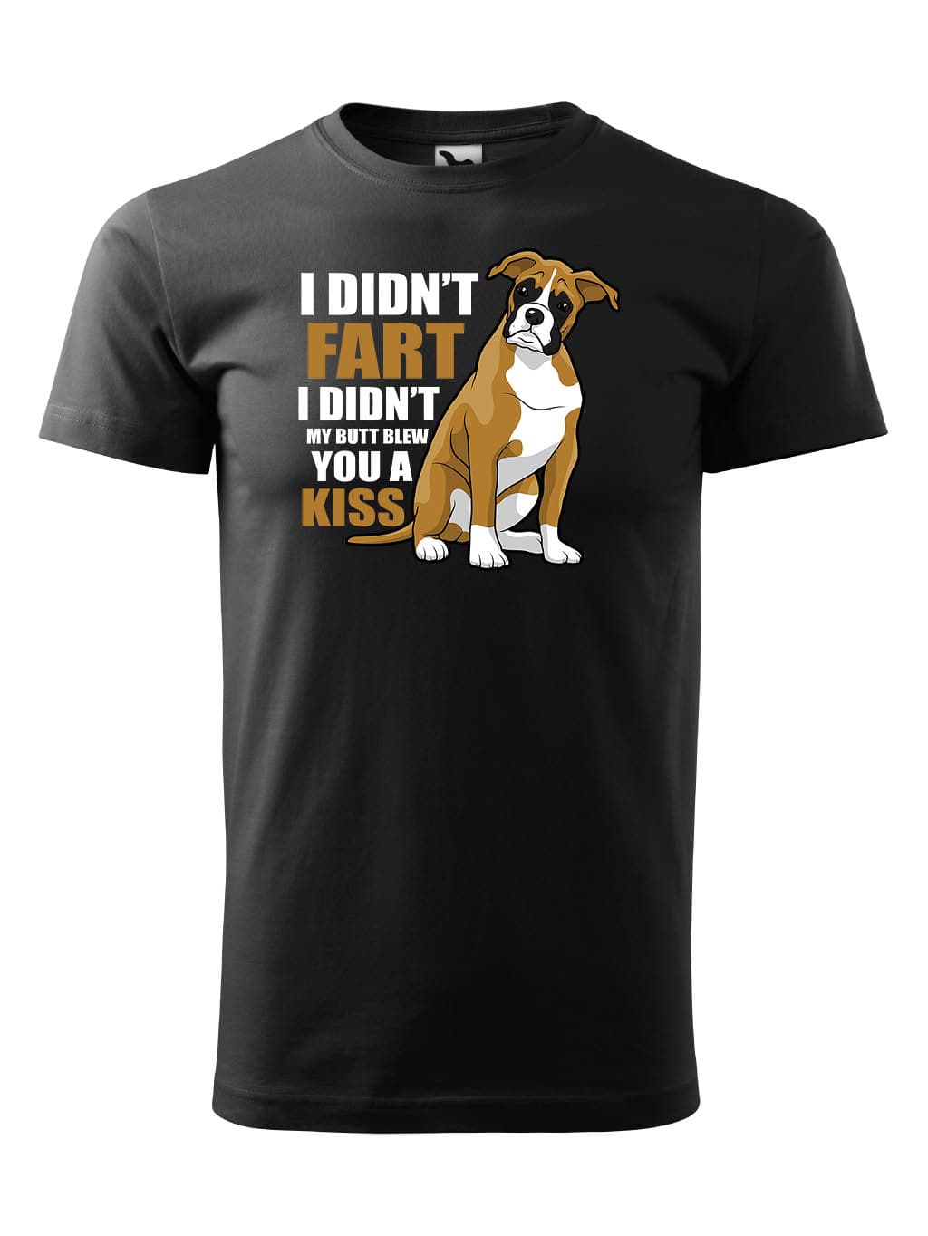 Tričko s potiskem Boxer dog fart