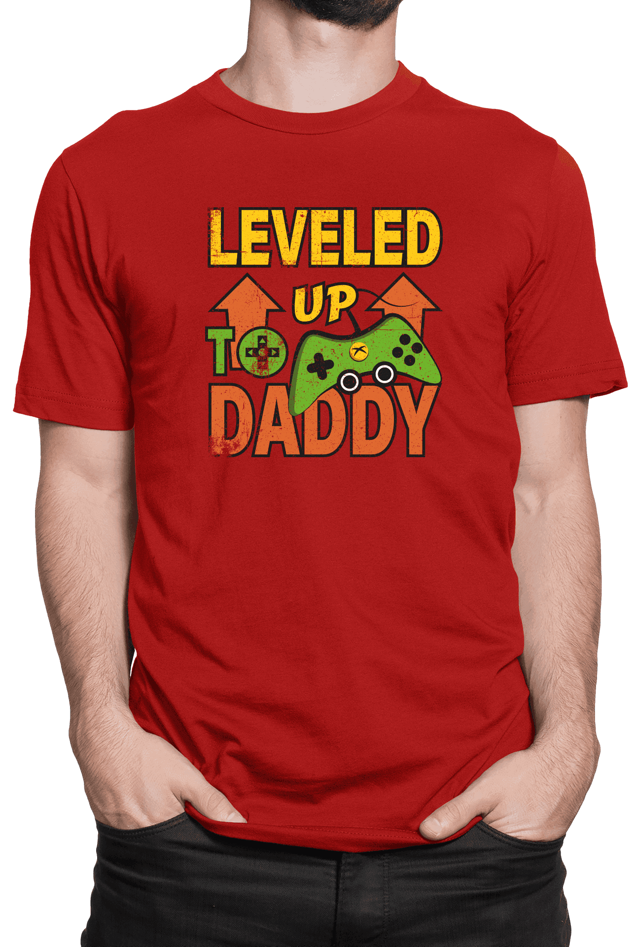 lvl up to daddy cervene triko