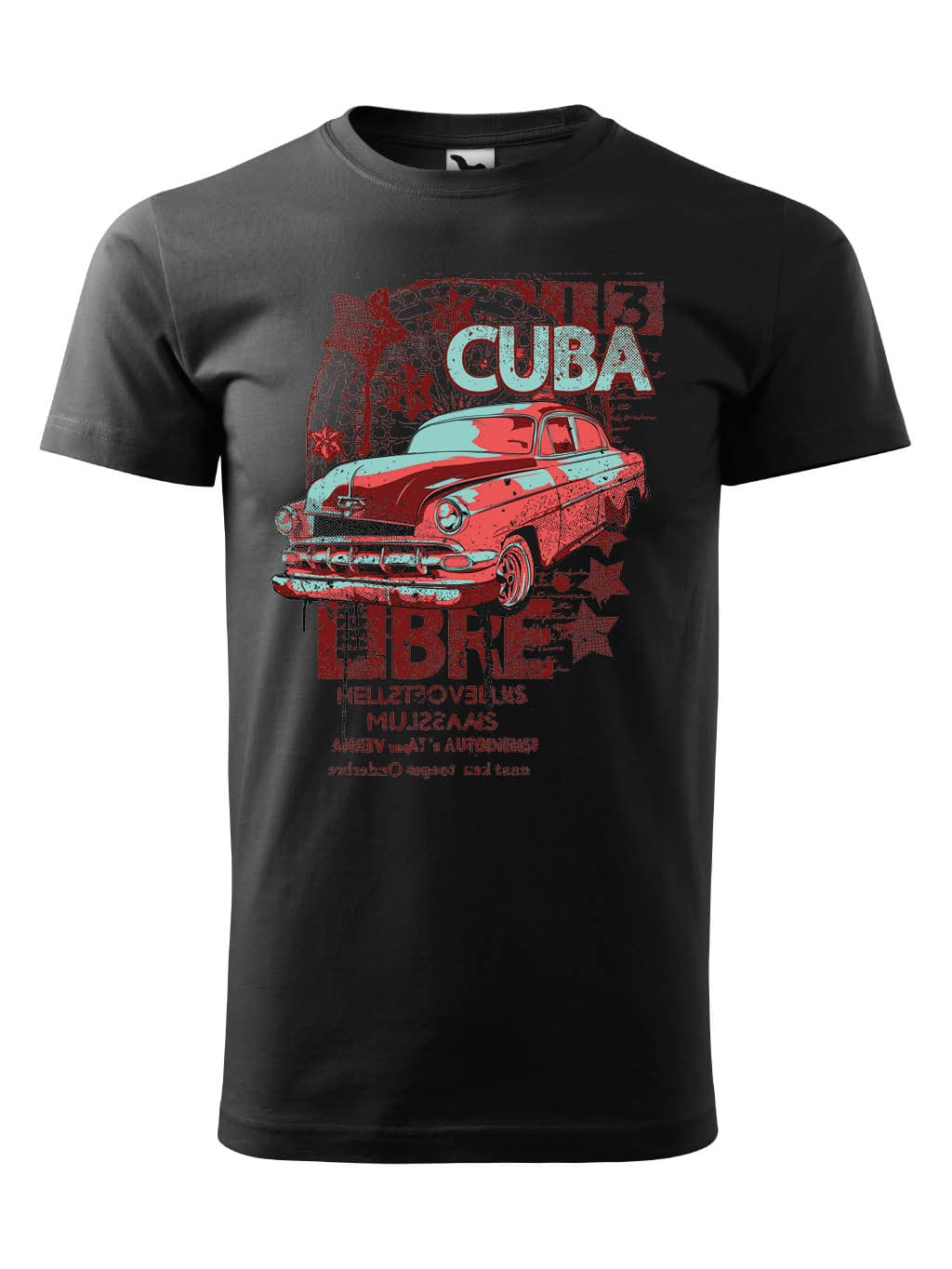 Tričko s potiskem Cuba libre