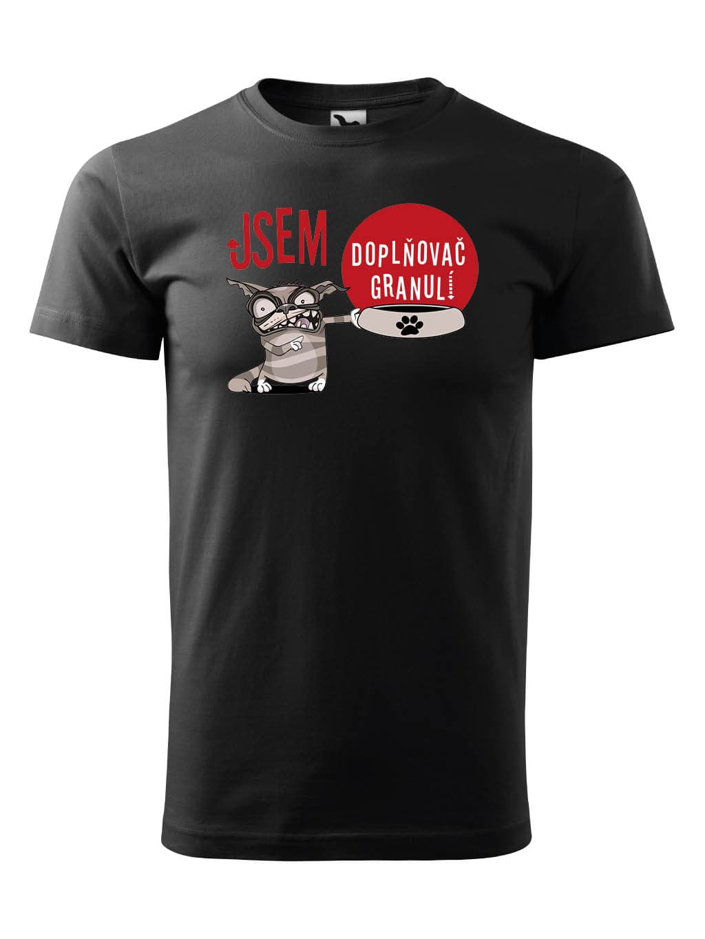 Tričko s potiskem Doplňovač granulí