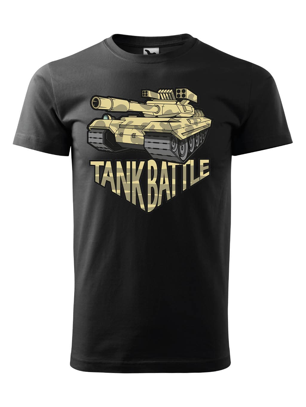 Tričko s potiskem Battle tank