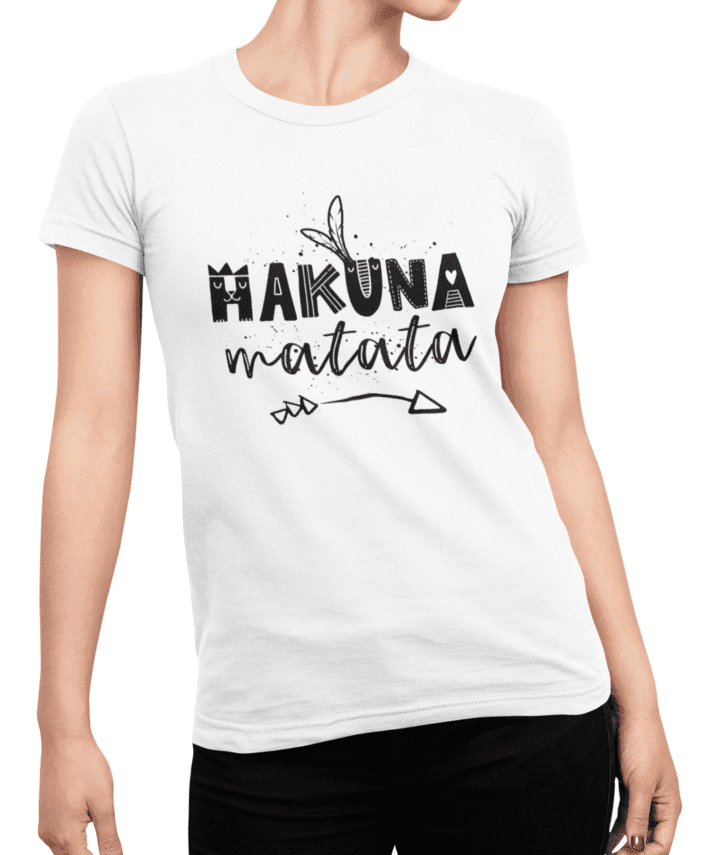 t shirt mockup of a woman posing with cropped face 87 el min