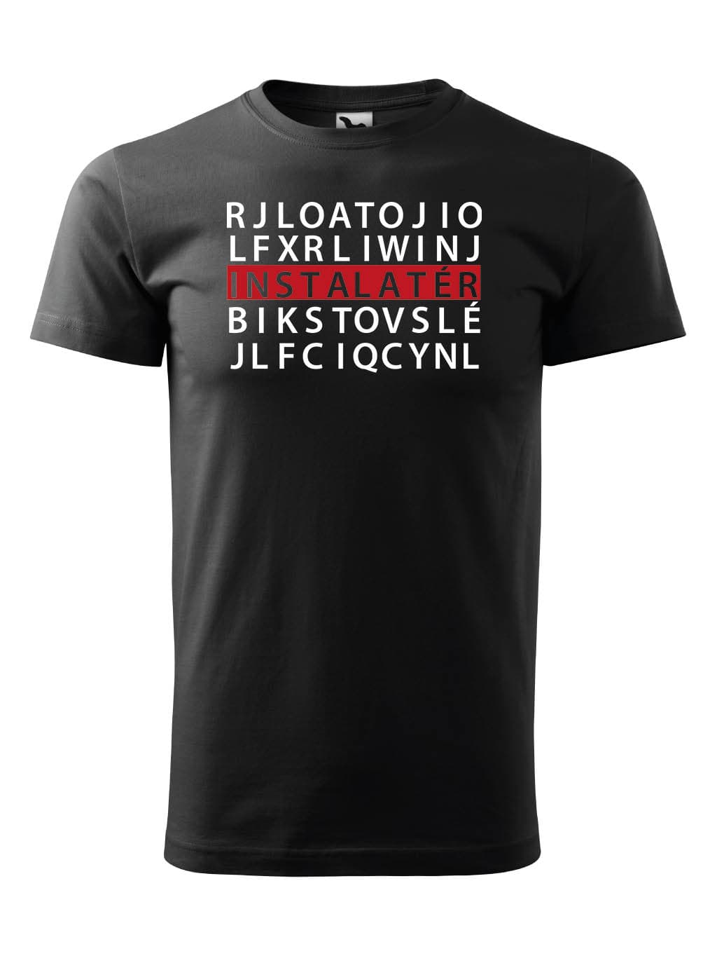 Tričko s potiskem Instalatér křížovka