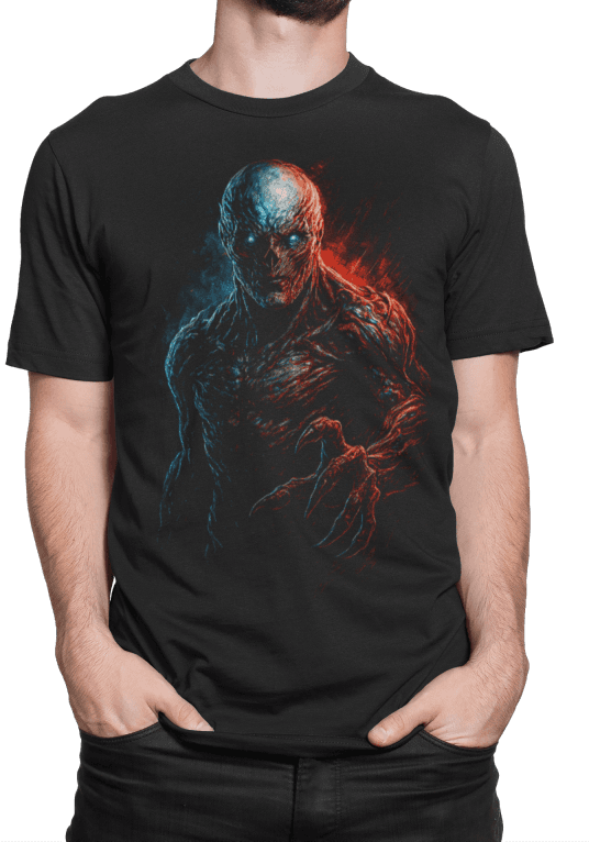 Tričko s potiskem stranger things - vecna