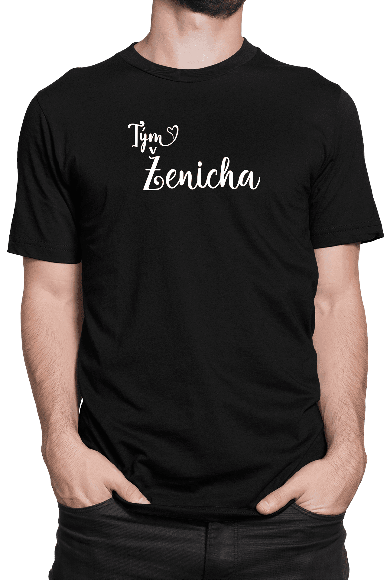 Team A tym zenicha cerne triko