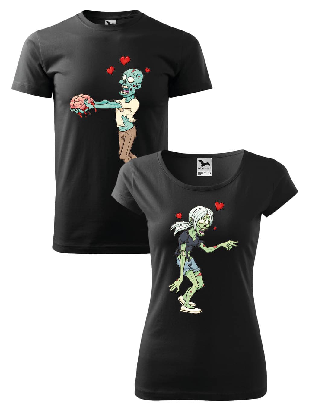Trička pro páry Zombie Love
