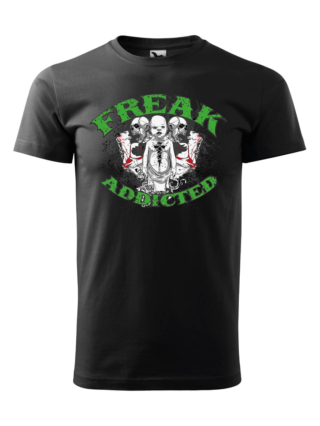 Tričko s potiskem Freak Addicted