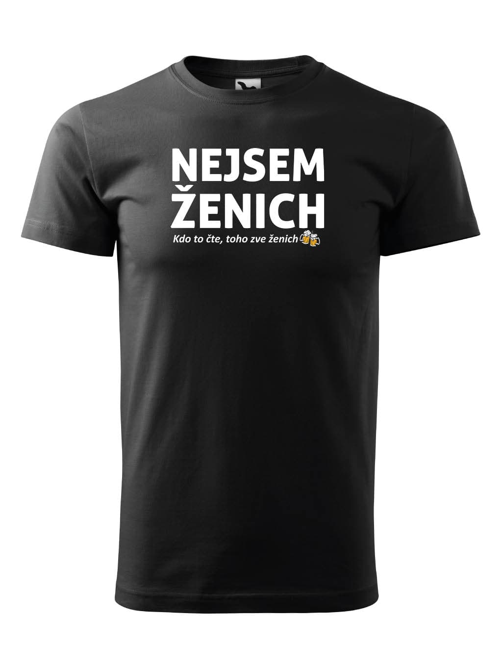 Tričko s potiskem Nejsem ženich
