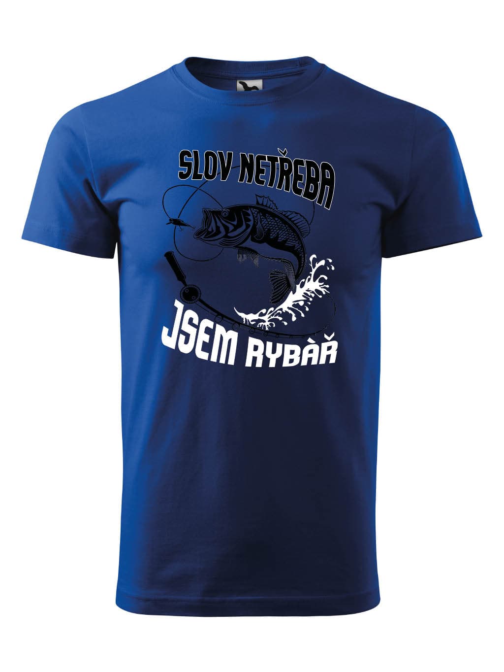 Jsem rybář, tričko v barvě Královsky modrá