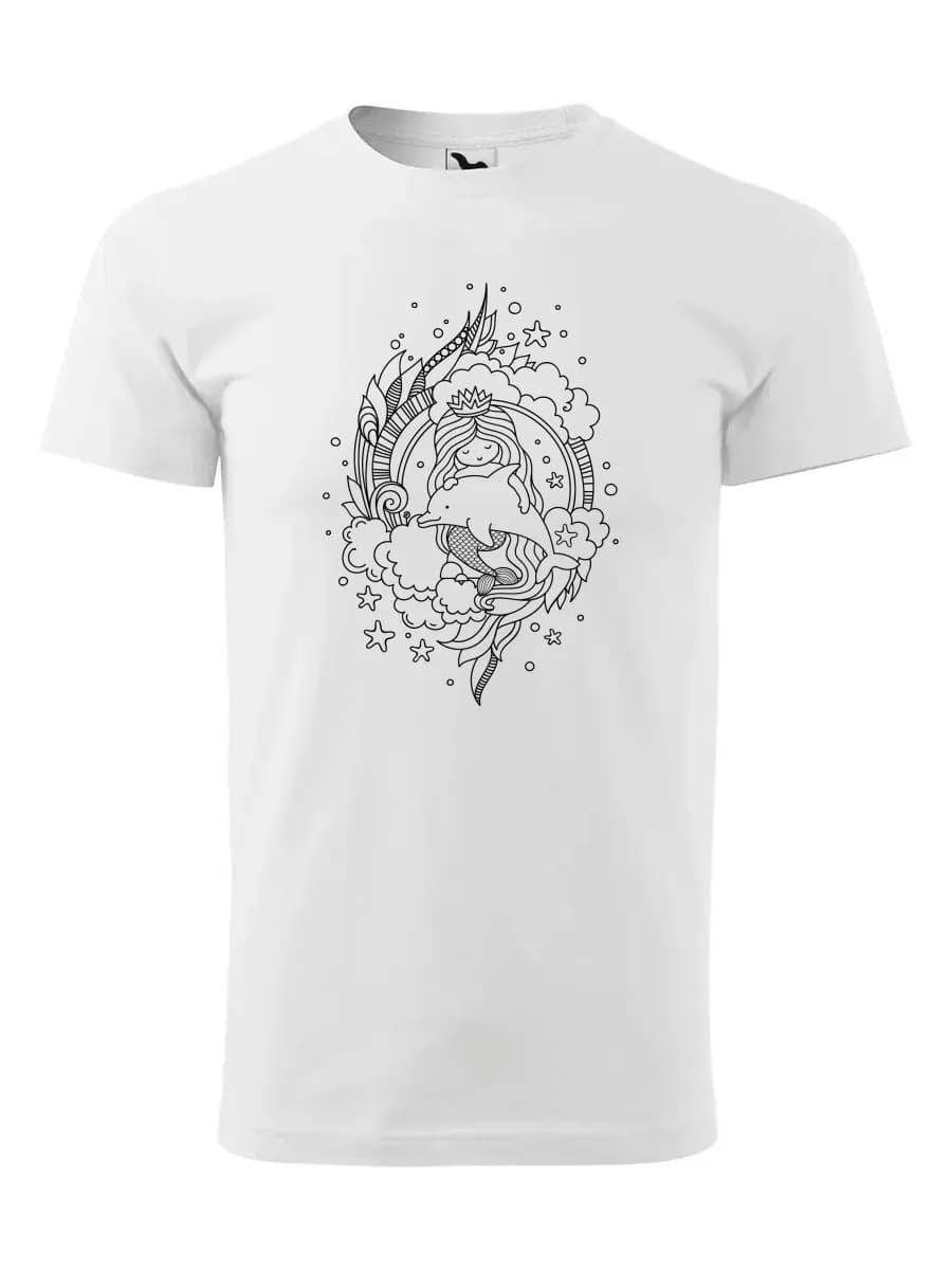 morska vila s delfinem min