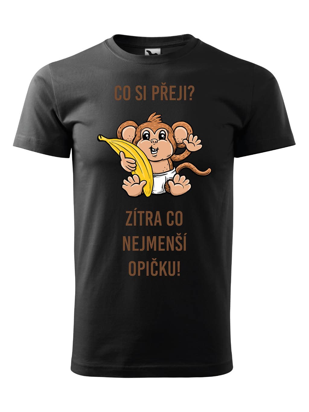 Tričko s potiskem Opička