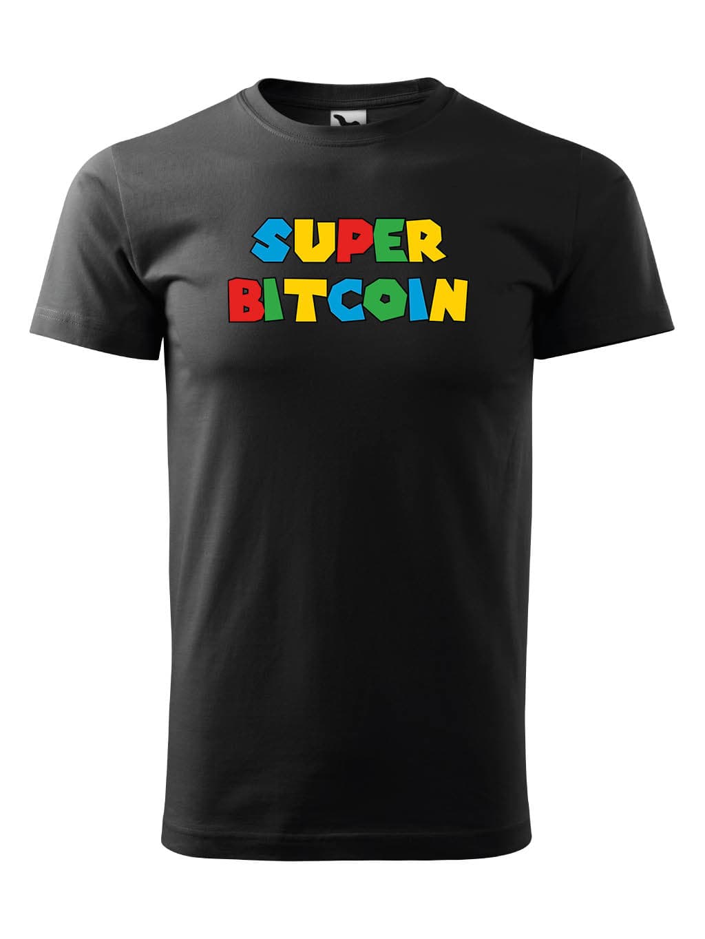 Tričko s potiskem Super Bitcoin