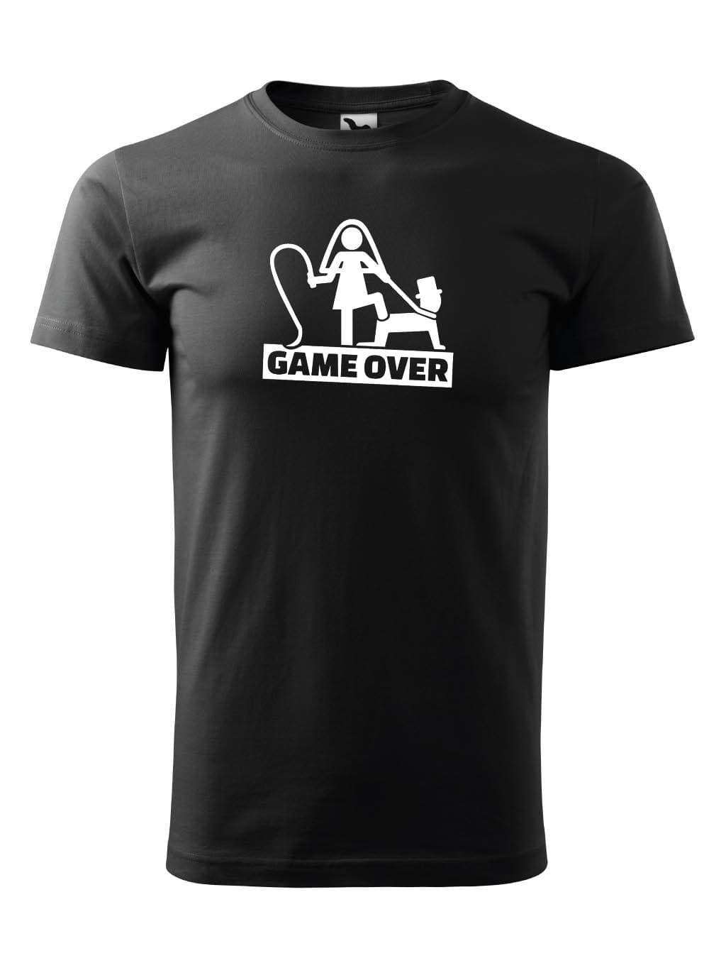 Tričko s potiskem Game Over Slave