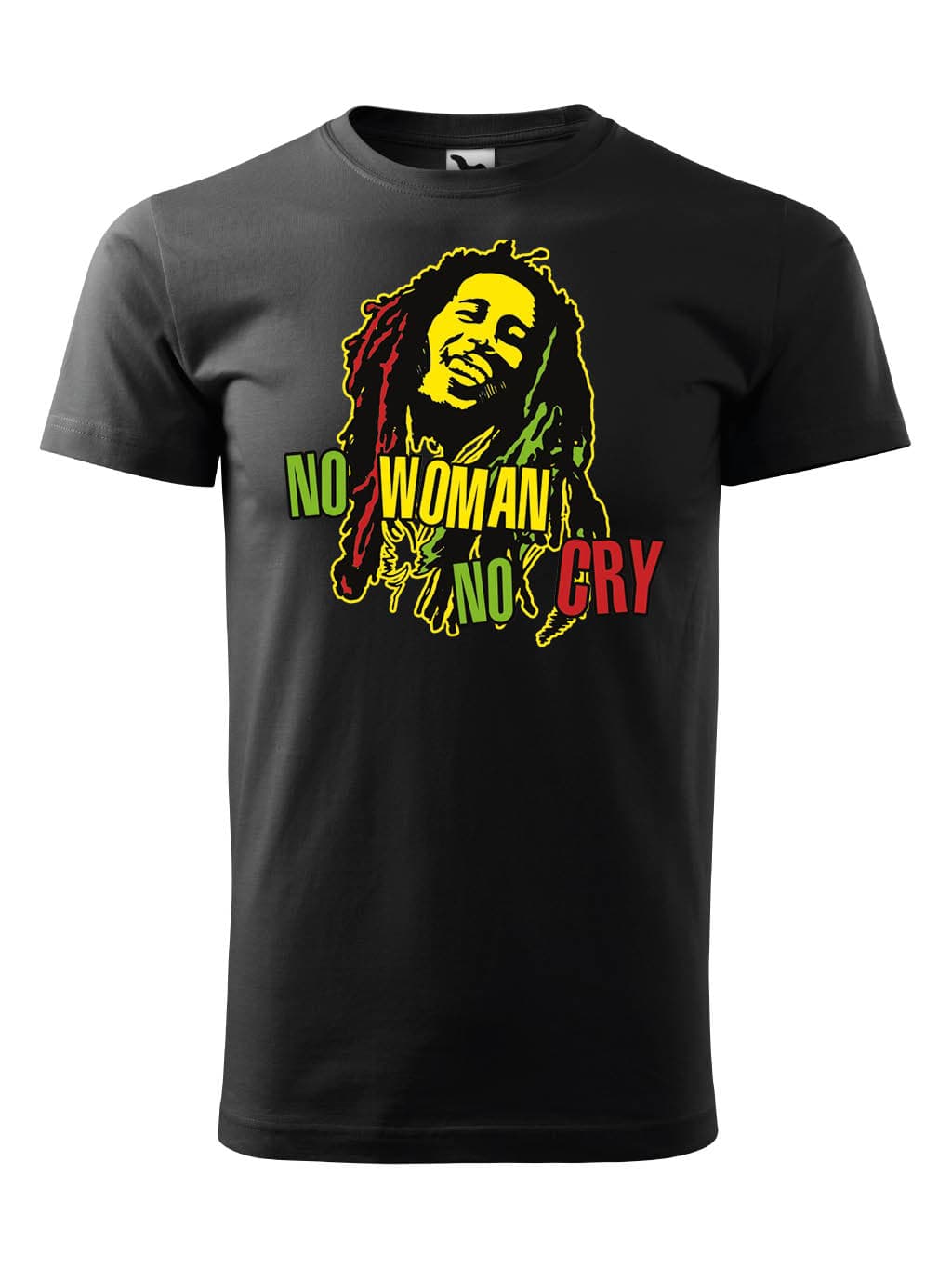 Tričko s potiskem No woman, no cry