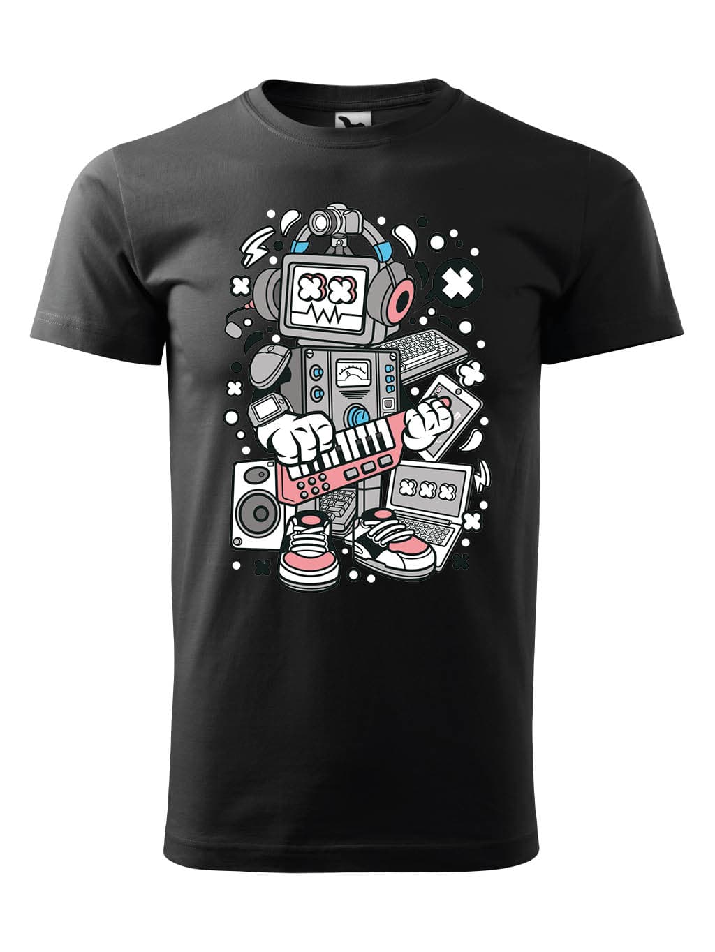 Tričko s potiskem Music Robot