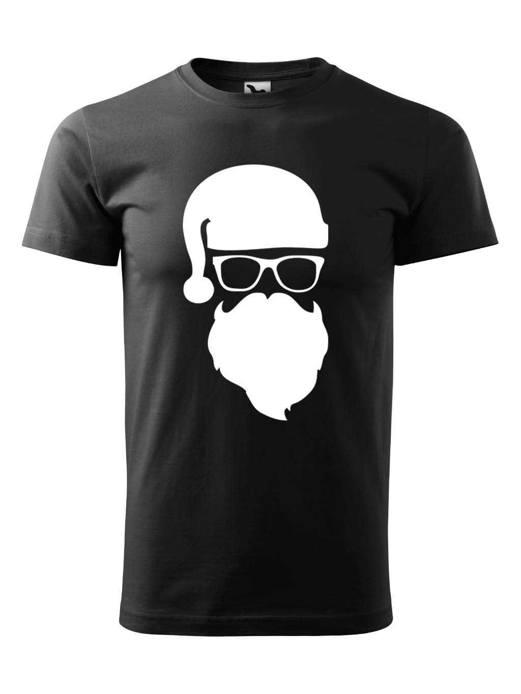 Tričko s potiskem Hipster Santa