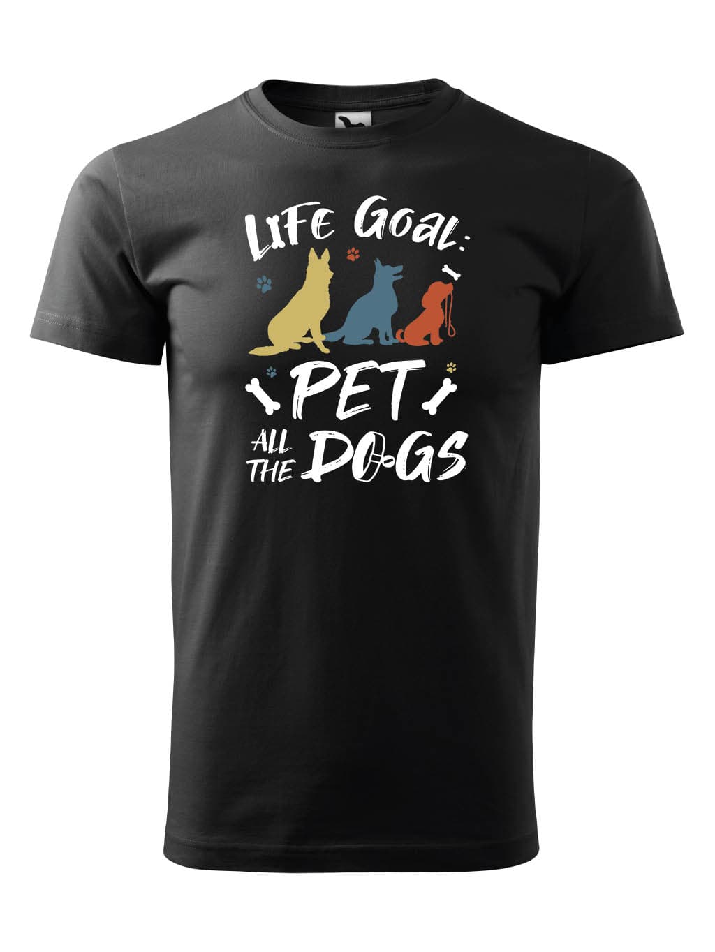 Tričko s potiskem Pet all dogs
