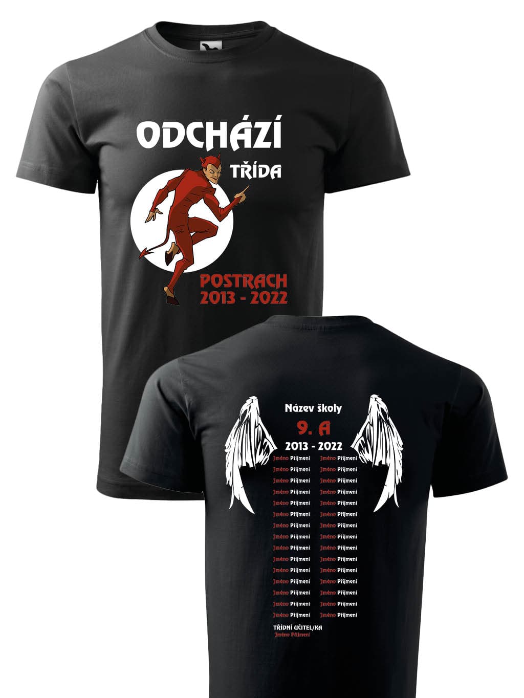 Školní tričko Odchází postrach