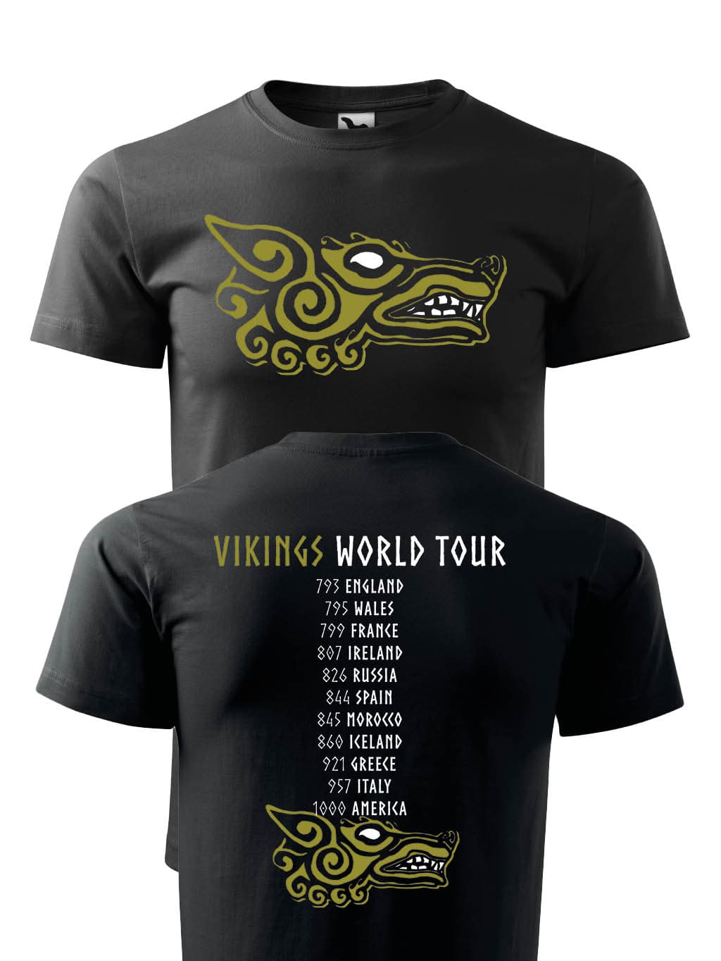 Tričko Vikingové - Vikings World Tour