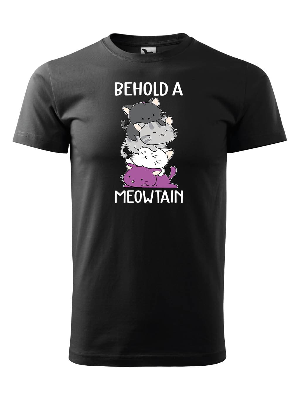 Tričko s potiskem Meowtain