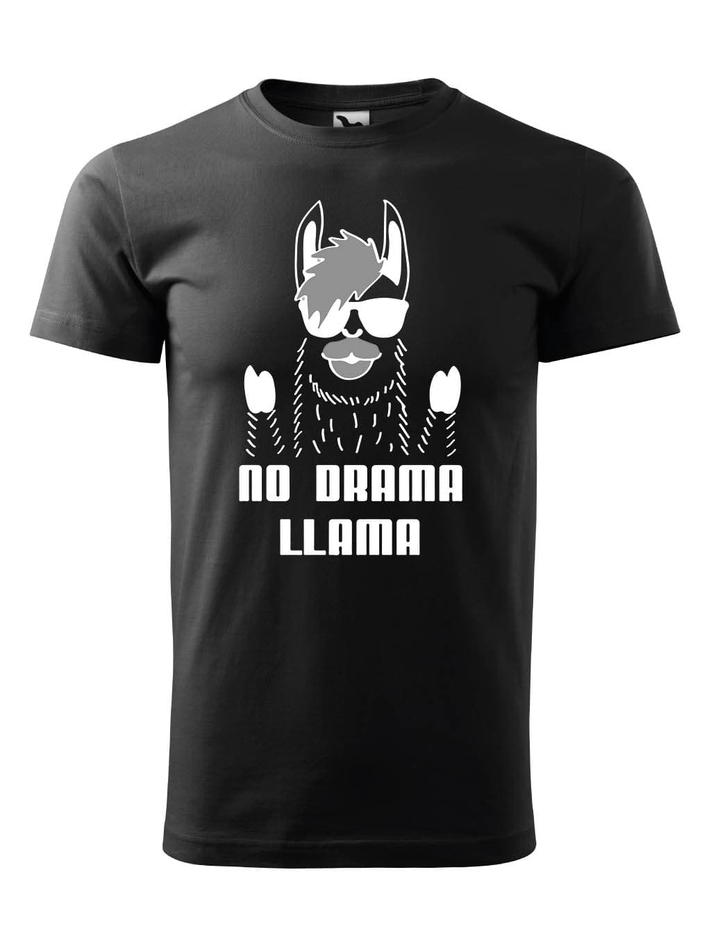 Tričko s potiskem NO DRAMA LAMA