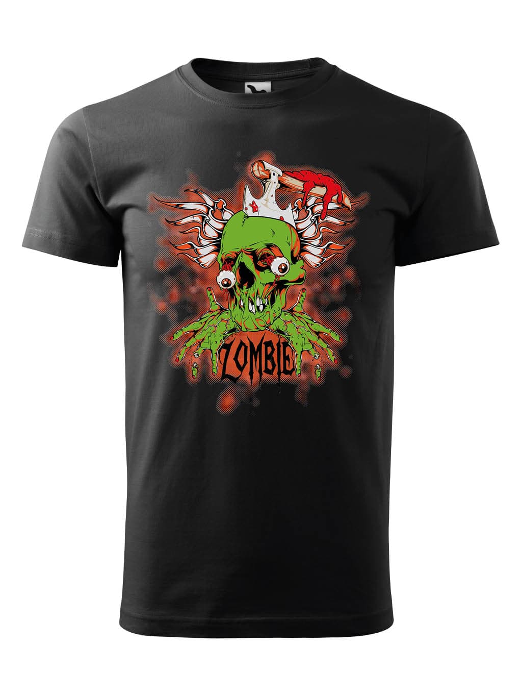 Tričko s potiskem Barevný Zombie