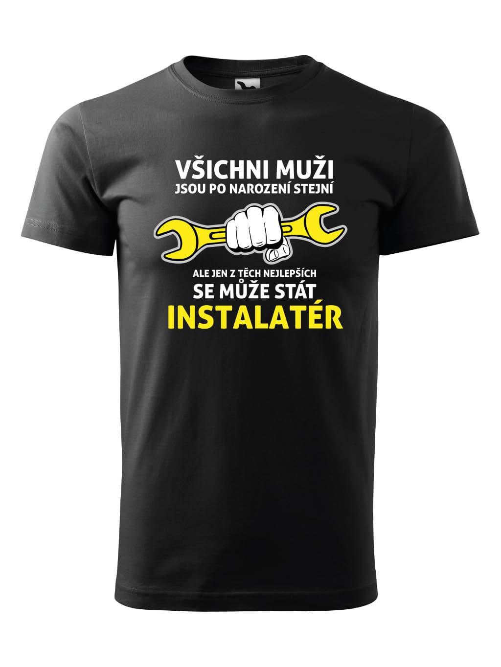 Tričko s potiskem Nejlepší instalatér