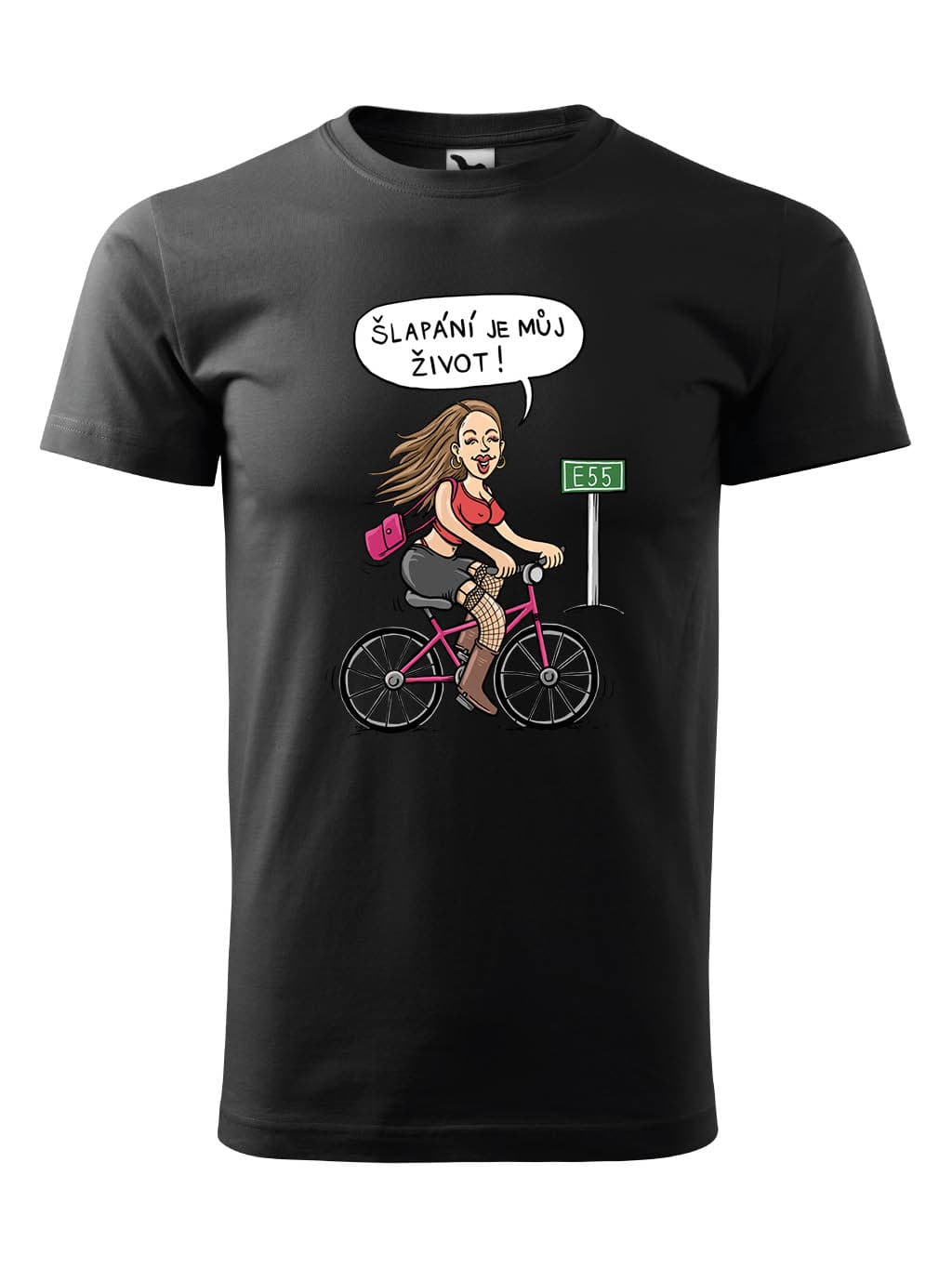 Tričko s potiskem Šlapání