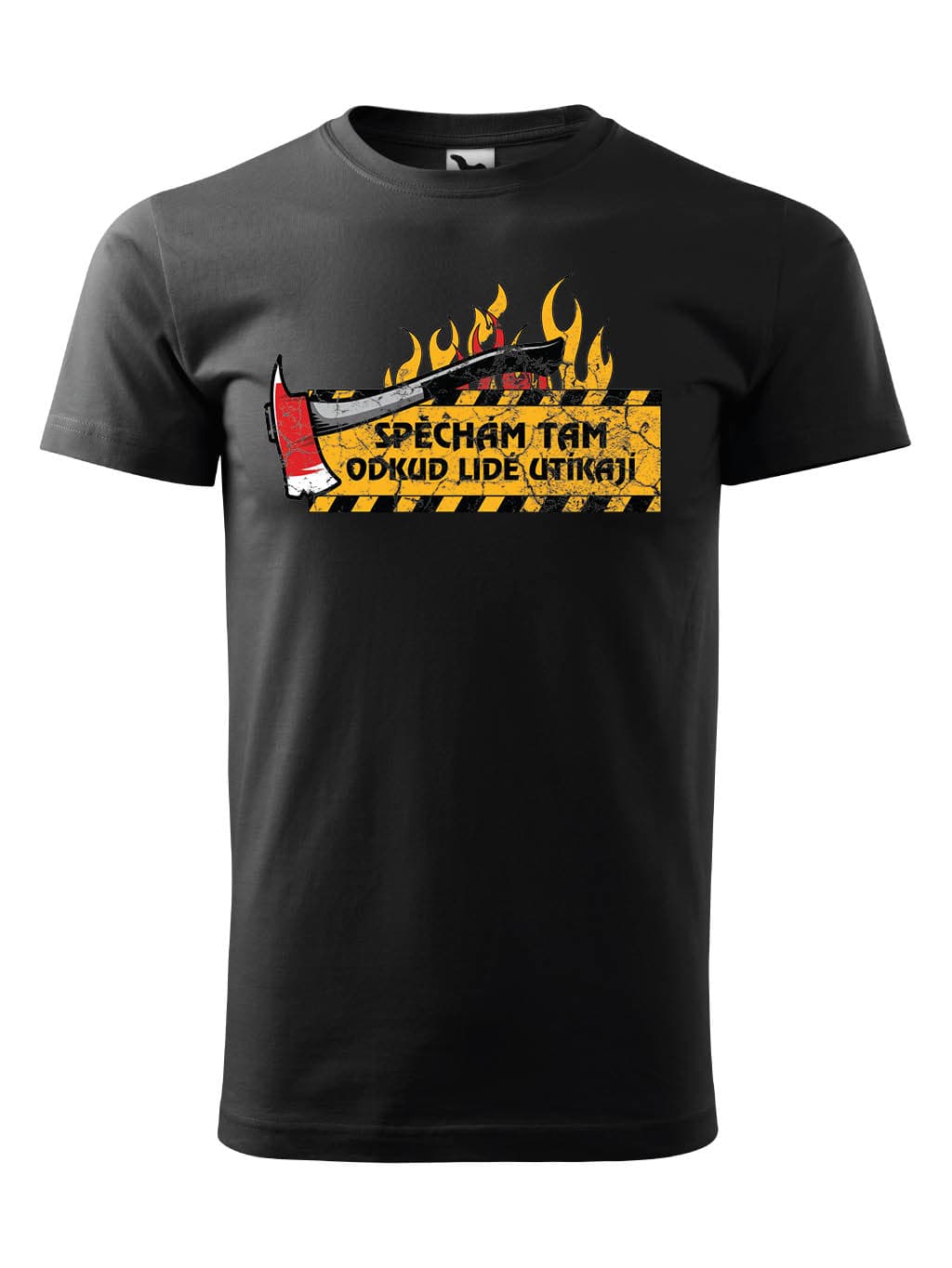 Tričko s potiskem Spěchám