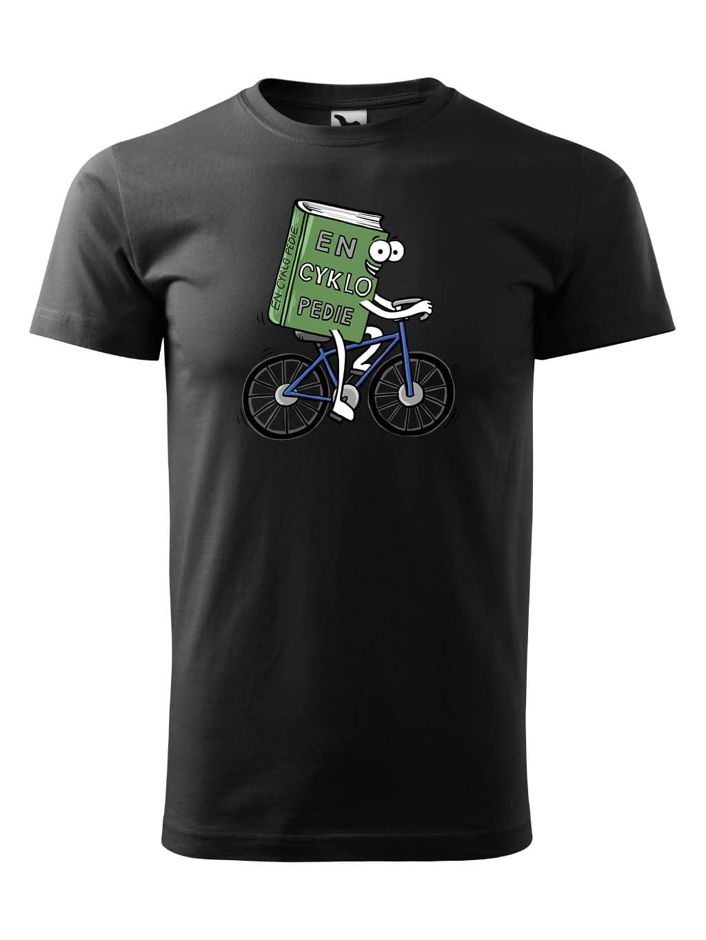 Tričko s potiskem En Cyklo Pedie