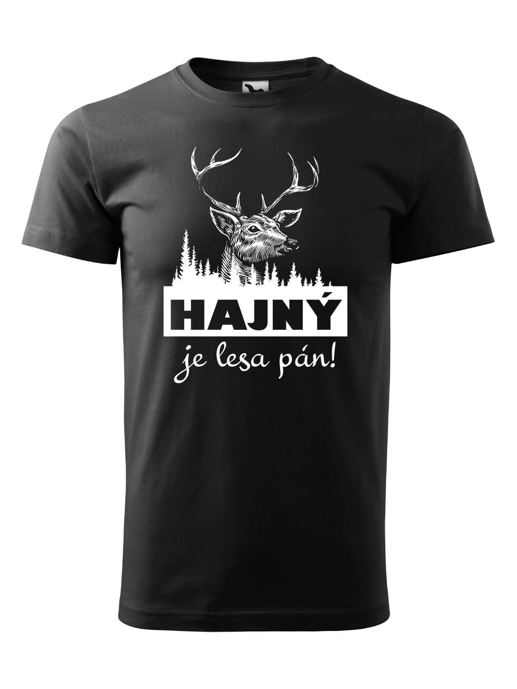 Tričko s potiskem Hajný lesa pán