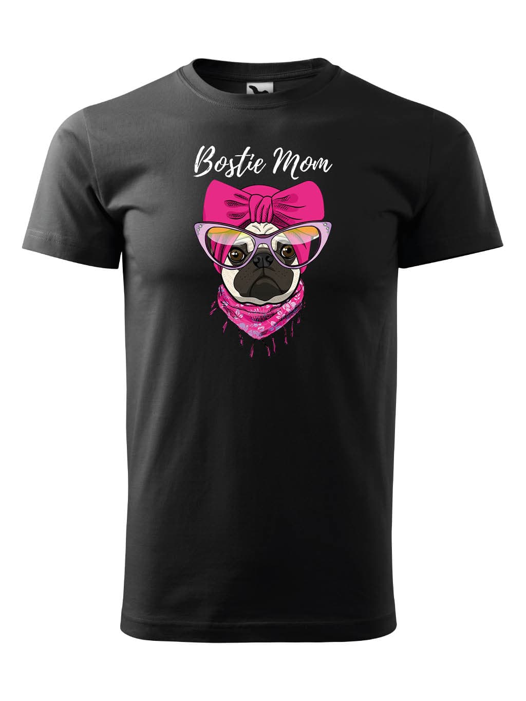 Tričko s potiskem Bostie mom