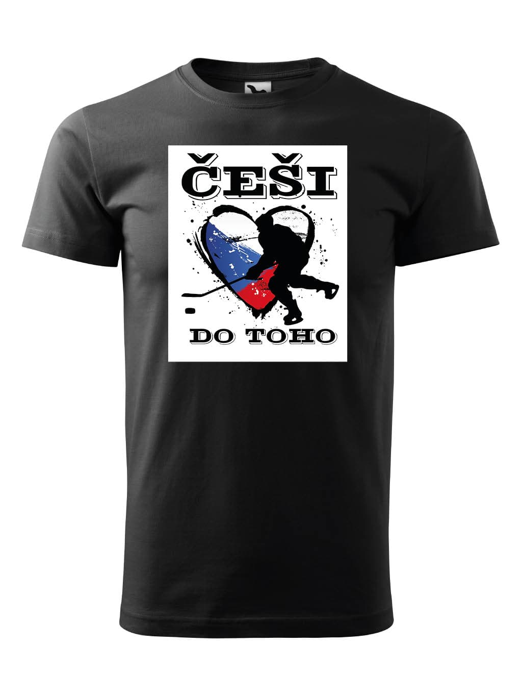 Tričko s potiskem Češi do toho 2
