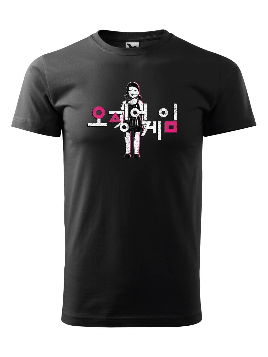 Tričko s potiskem Hra na oliheň - Logo s panenkou - korejská verze
